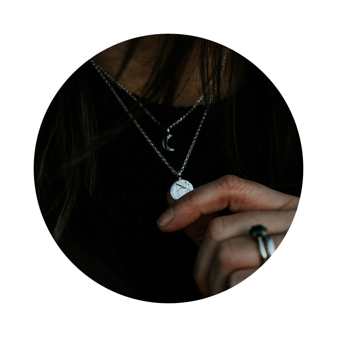 Silver Mannaz Rune Necklace | Individuality & Potential