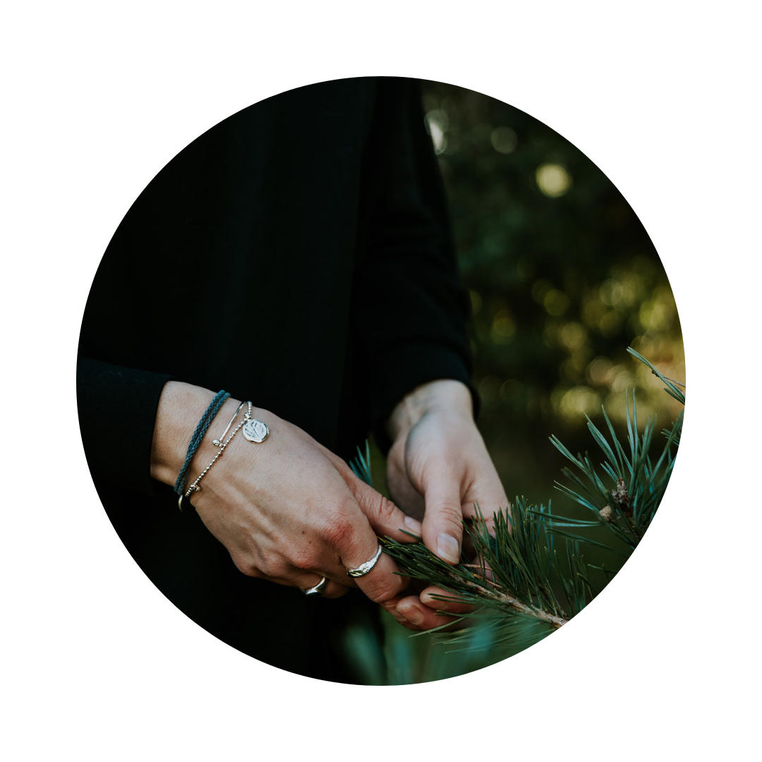 Silver Algiz Rune Bracelet | Protection