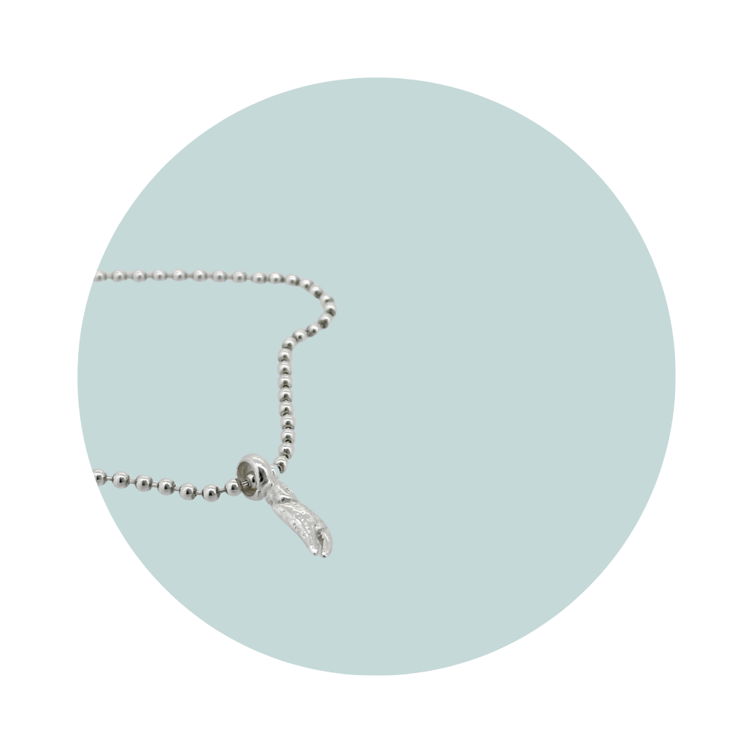 Silver Crab Claw Charm Bracelet