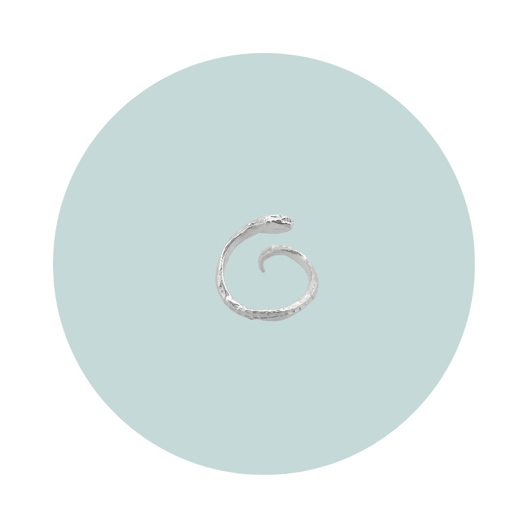 Silver Serpent Ring