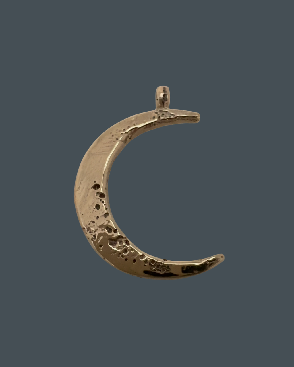 Gold Crescent Moon Necklace