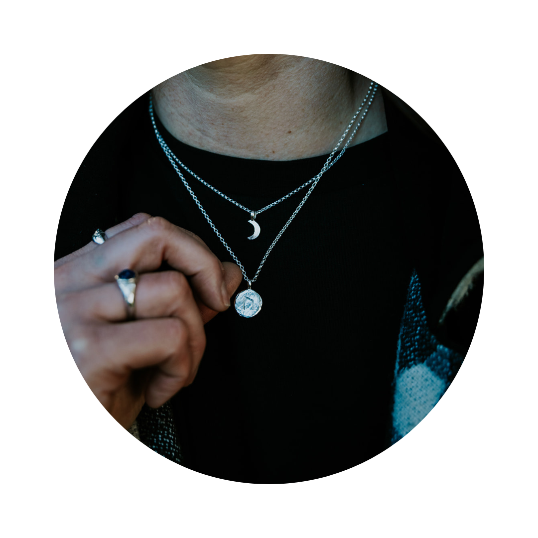Silver Uruz Rune Necklace | Strength