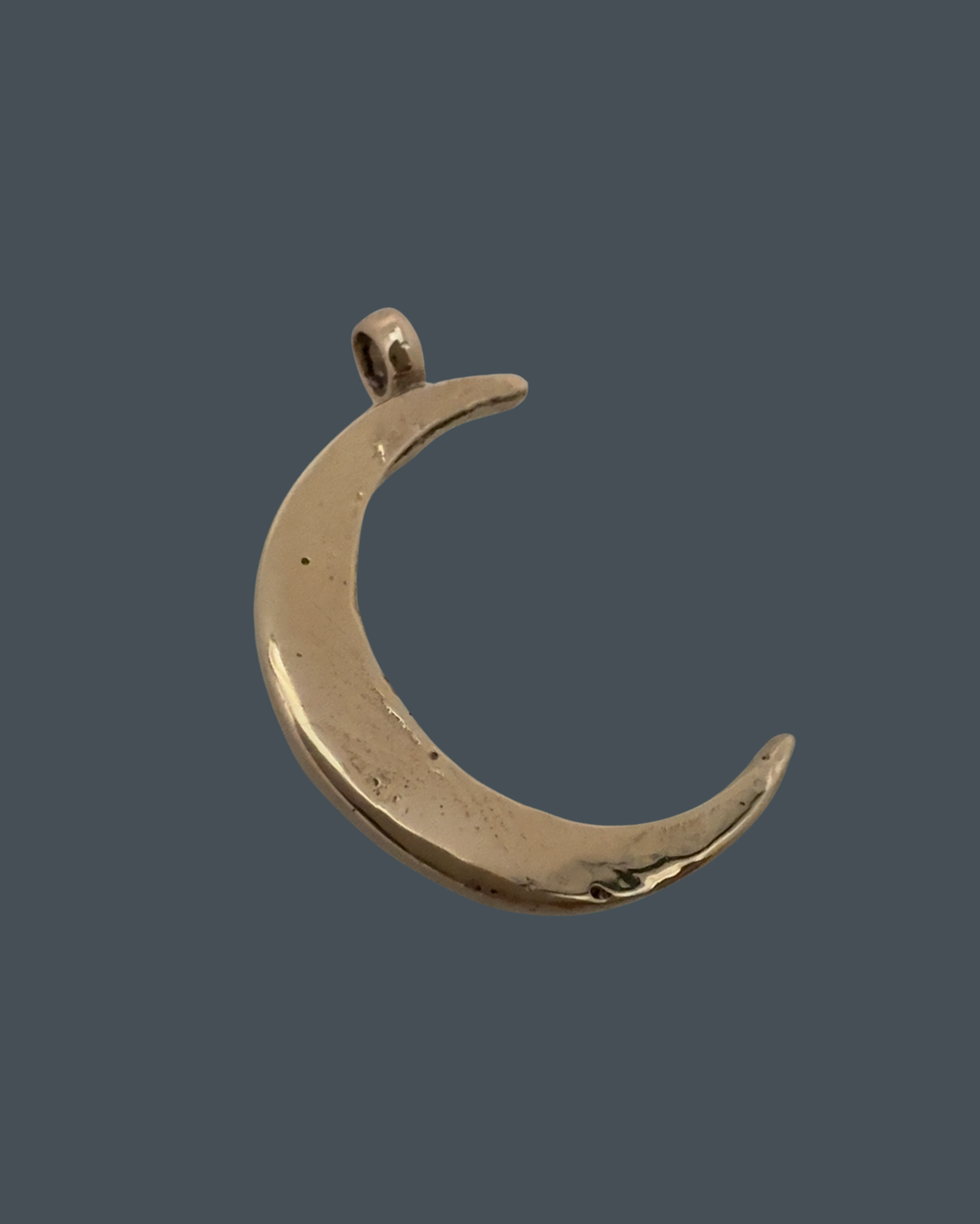 Gold Crescent Moon Necklace