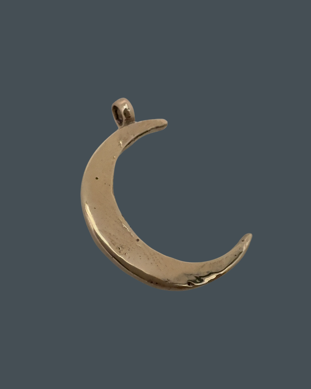 Gold Crescent Moon Necklace