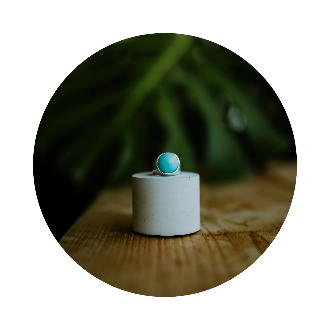 AMAZONITE ATLAS STONE RING