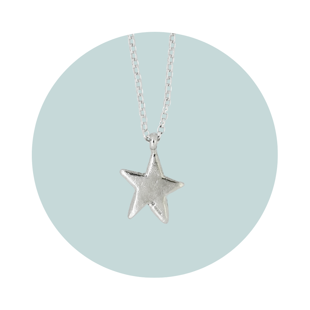 Silver Stargazer Pendant Necklace