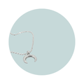 Silver Mini Selene Crescent Bracelet