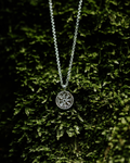Silver Vegvísir Compass Necklace | Guidance