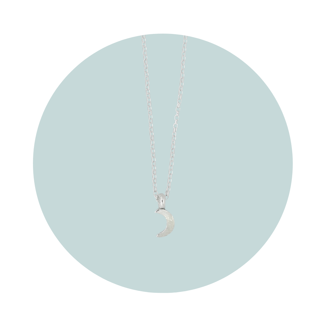 LITTLE CRESCENT MOON NECKLACE