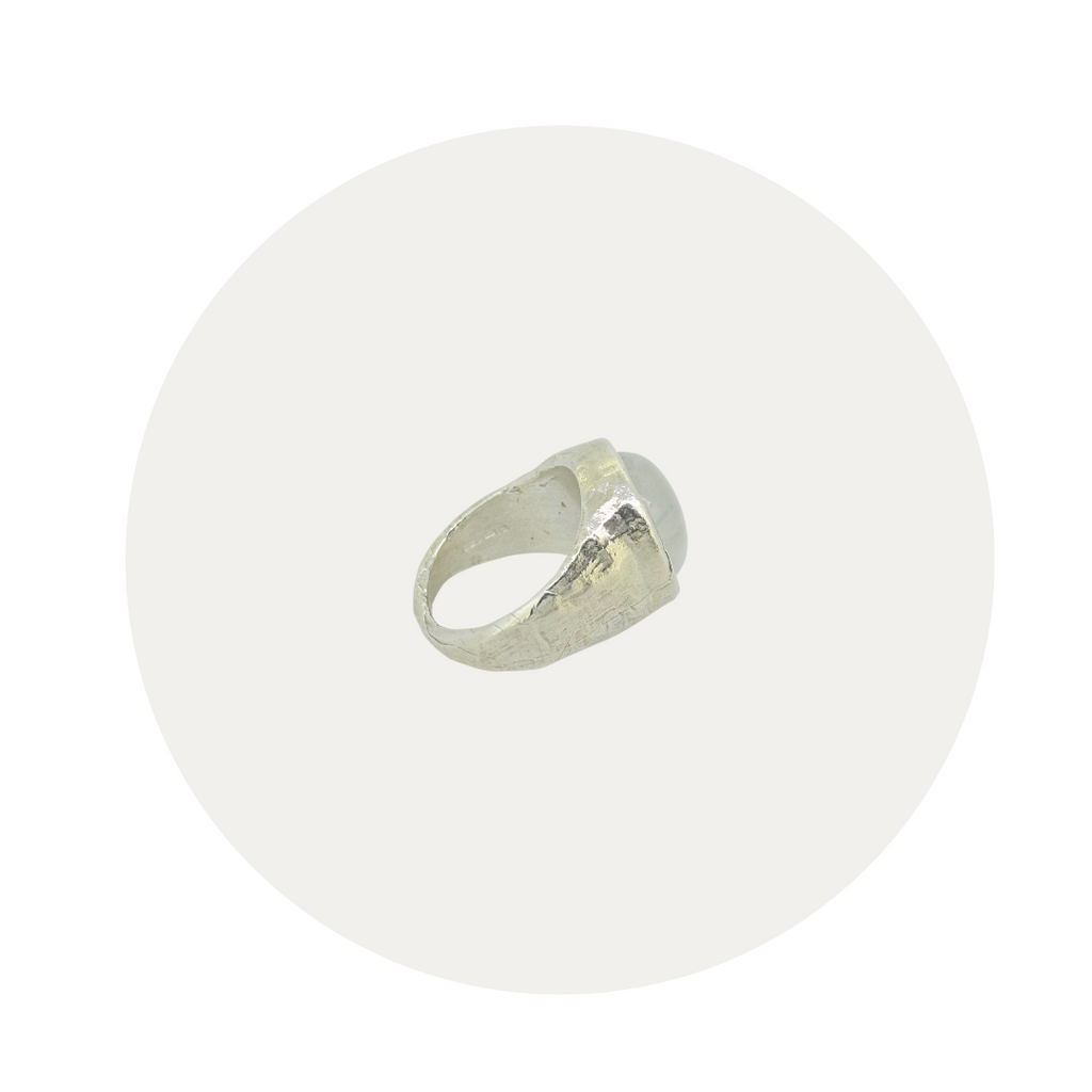 Silver Moonstone Sibyl Ring