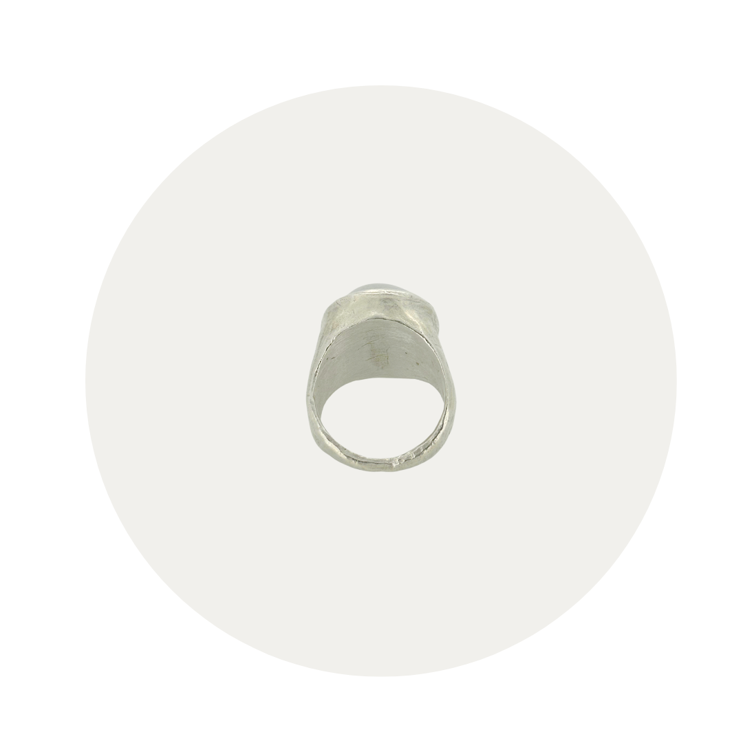 Silver Moonstone Sibyl Ring
