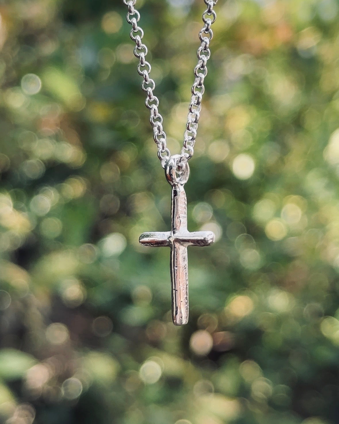 Silver Cross Necklace