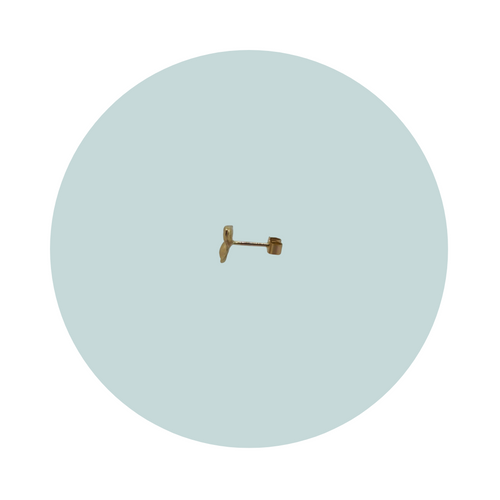 Flow Gold Stud Earring #6