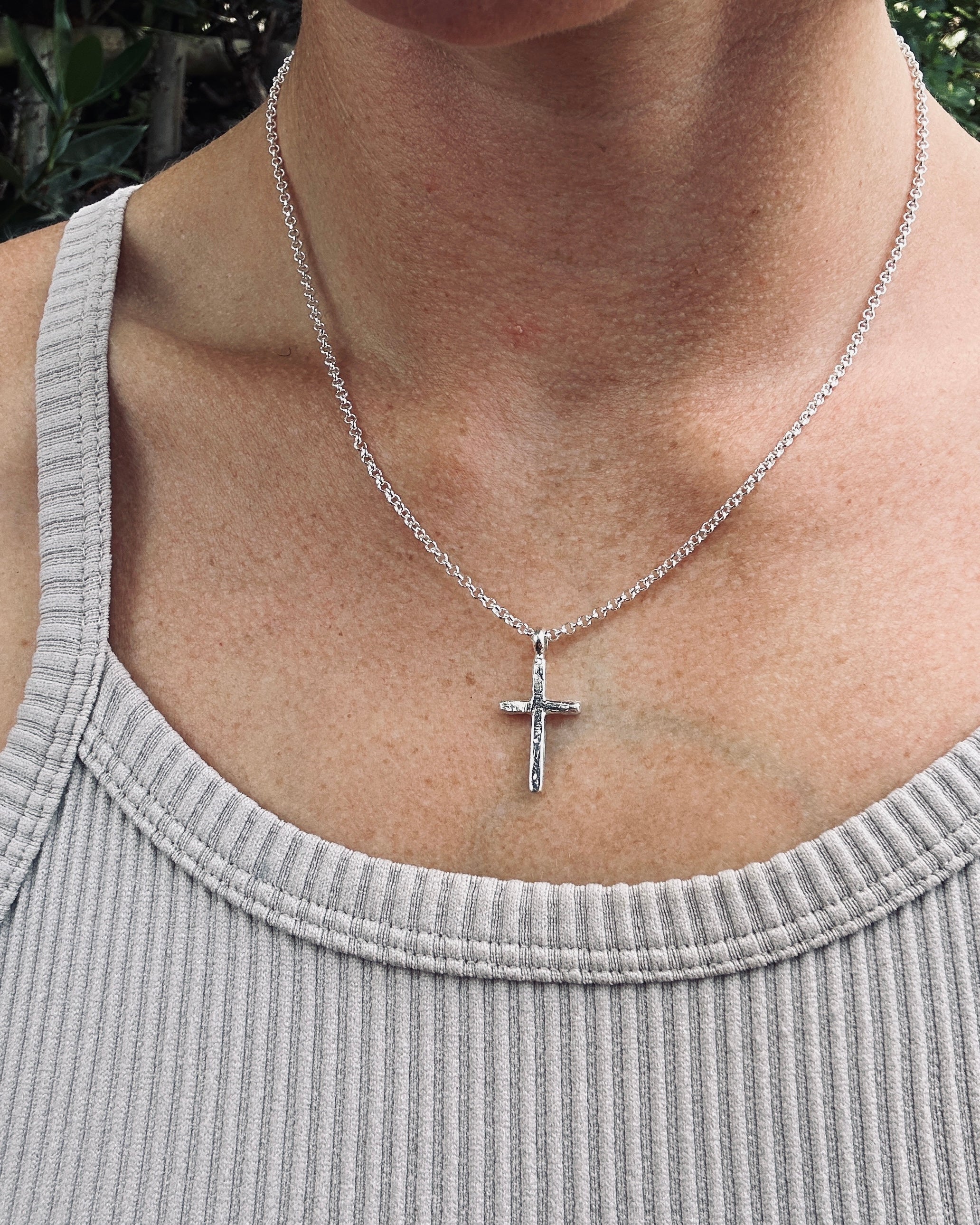 Silver Cross Necklace