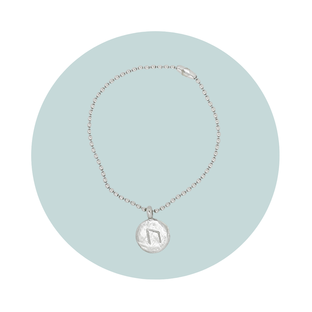 Silver Uruz Rune Bracelet | Strength