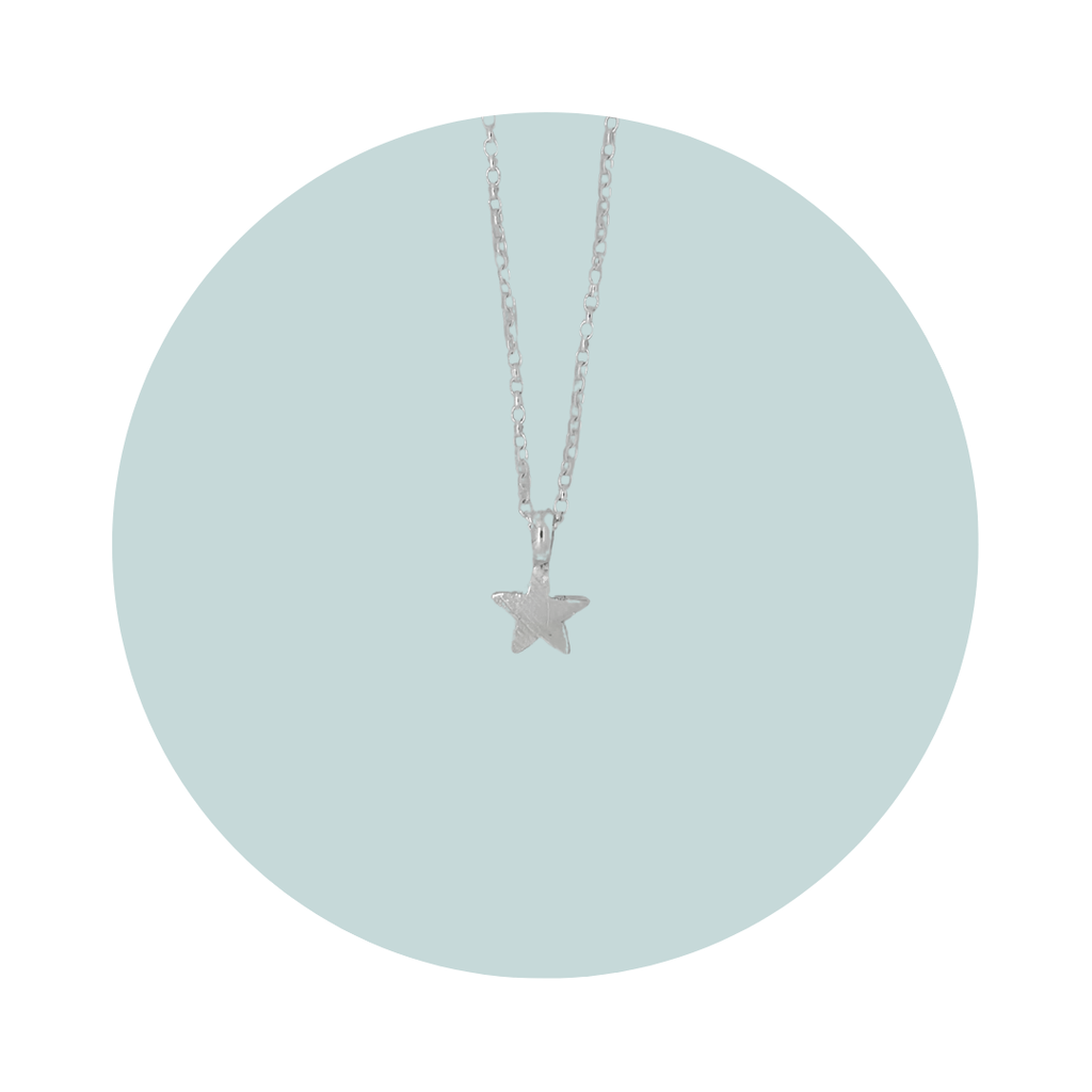Silver Stargazer Pendant Necklace