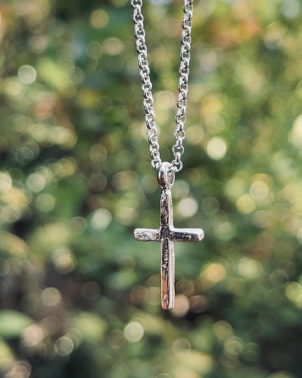 Silver Cross Necklace