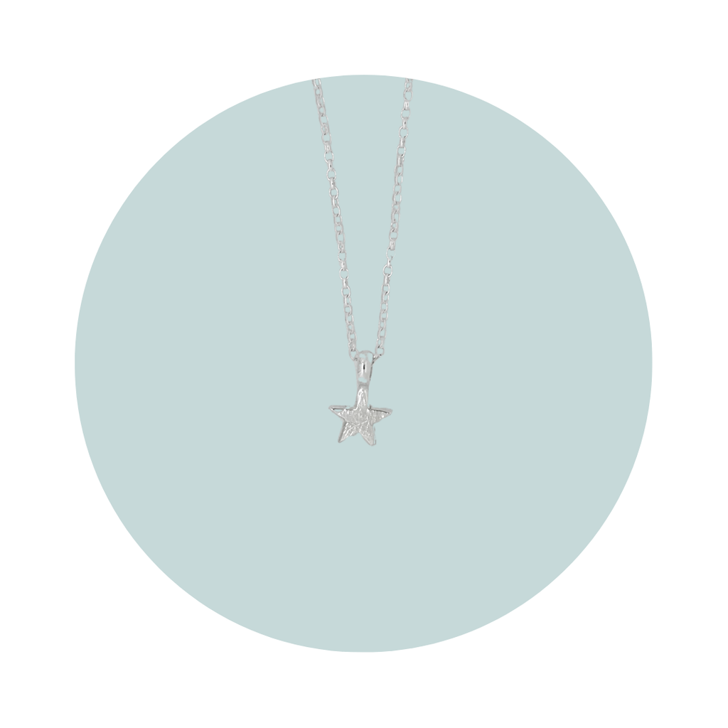 Silver Stargazer Pendant Necklace