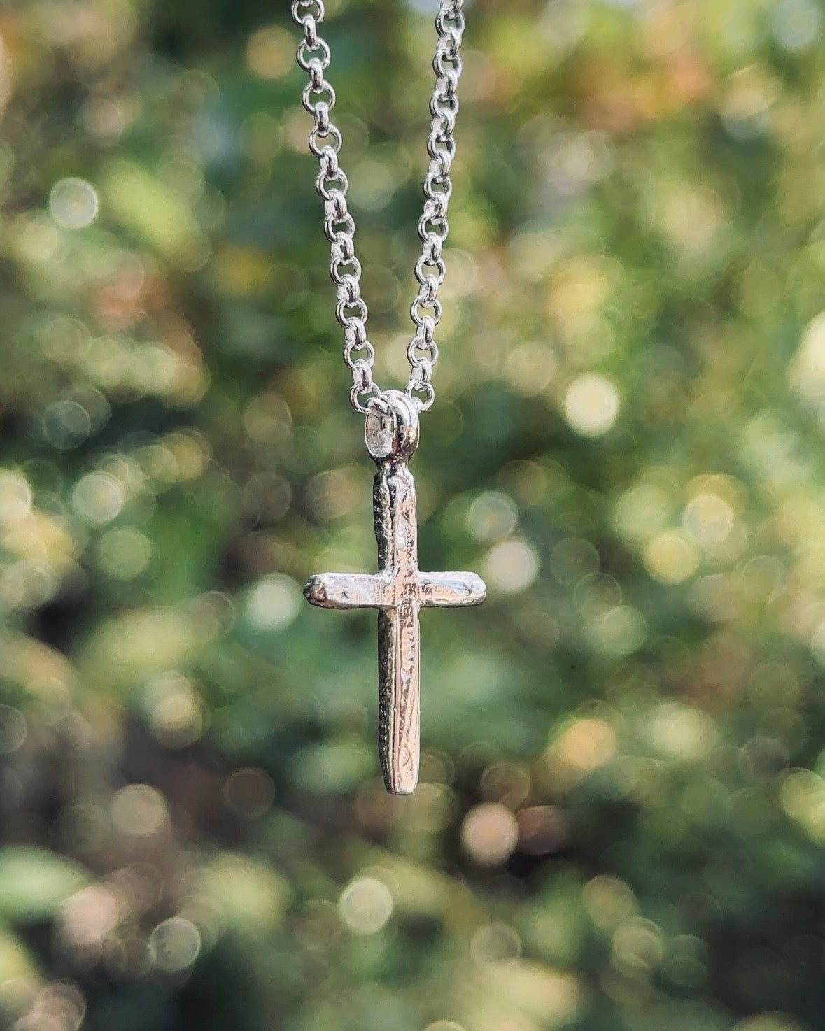 Silver Cross Necklace