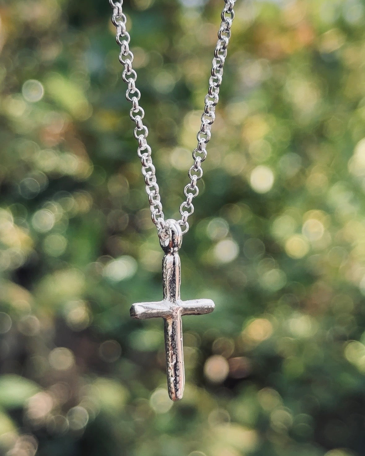 Silver Cross Necklace