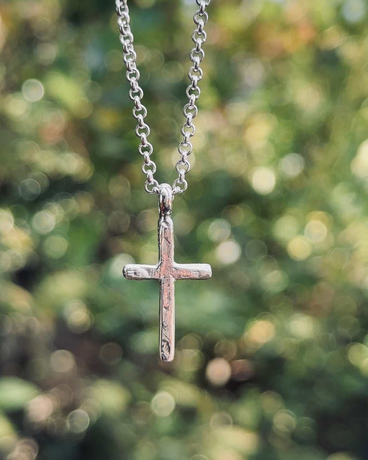 Silver Cross Necklace