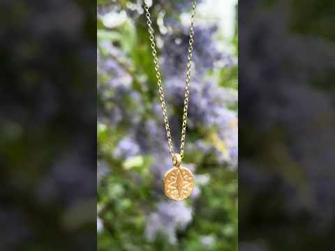 Gold North Star Pendant Necklace