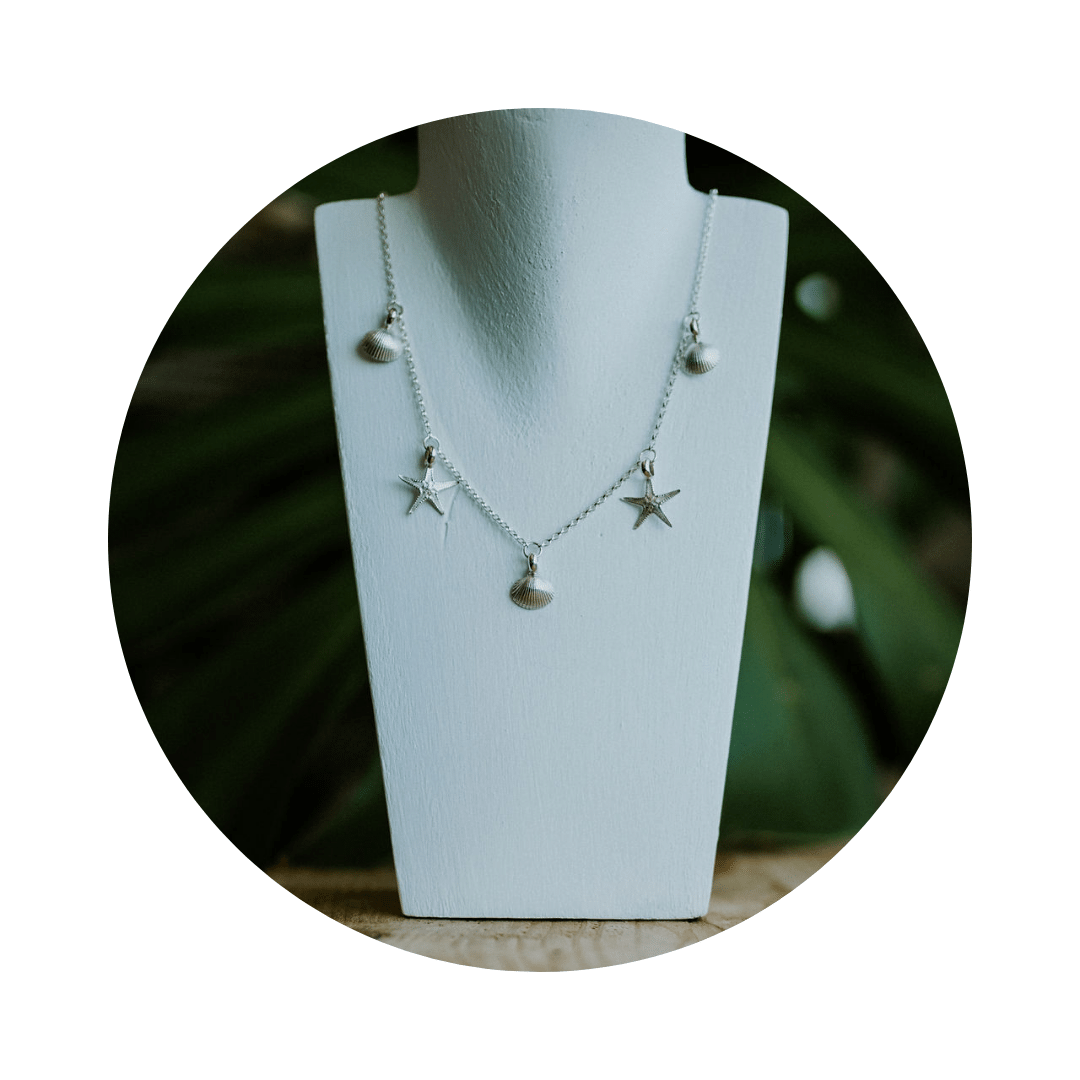 Sterling Silver Sea Charm Necklace | Oceana